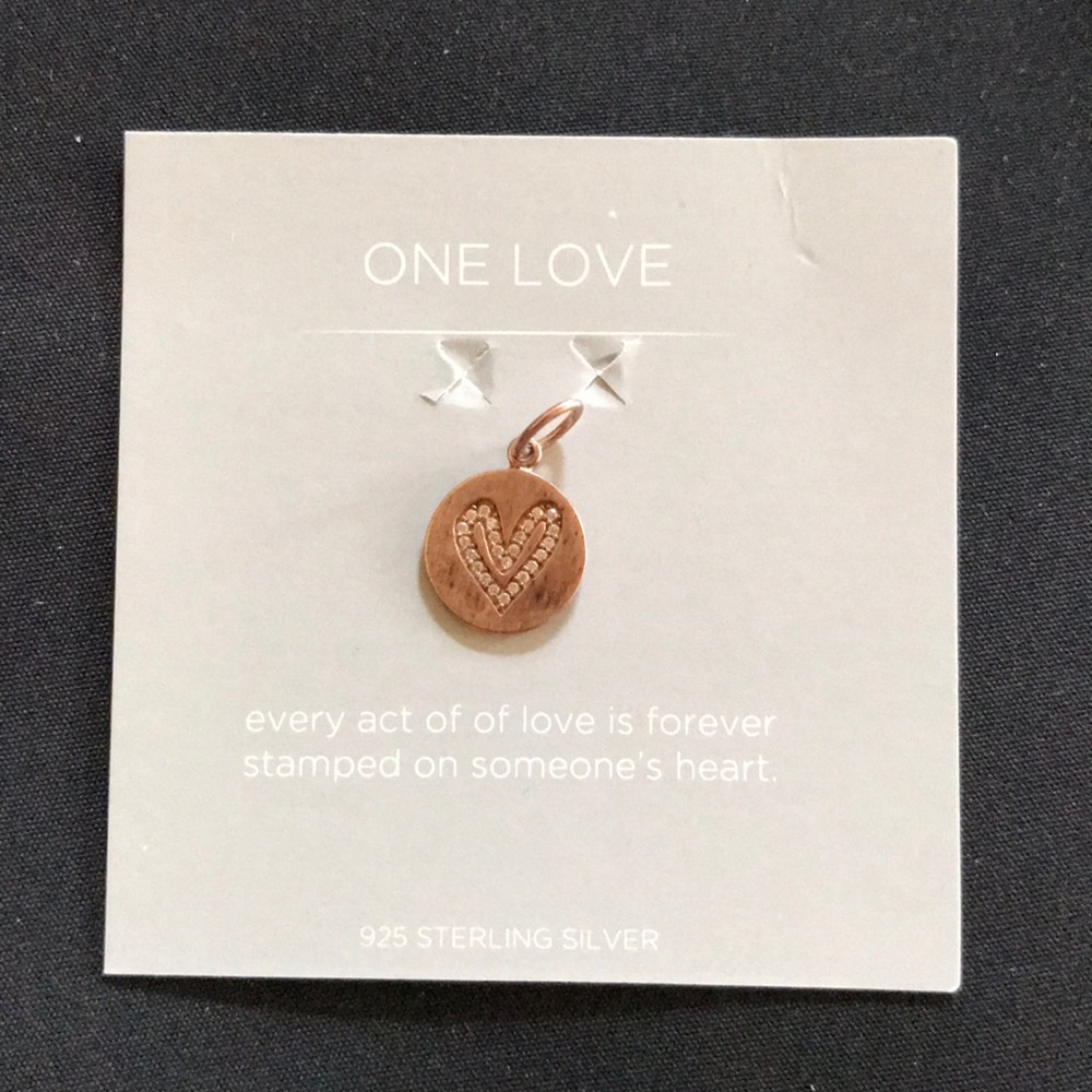 Origami owl heart core charm